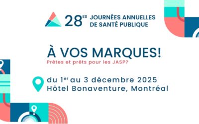À vos marques pour la 28ᵉ édition des JASP ! Prêtes et prêts à plonger au cœur des enjeux de santé publique ?