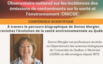 Deux rendez-vous avec Donna Mergler à Rouyn-Noranda : 50 ans d’engagement pour la santé environnementale