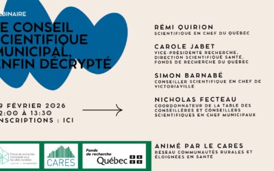 Webinaire – Le conseil scientifique municipal enfin décrypté