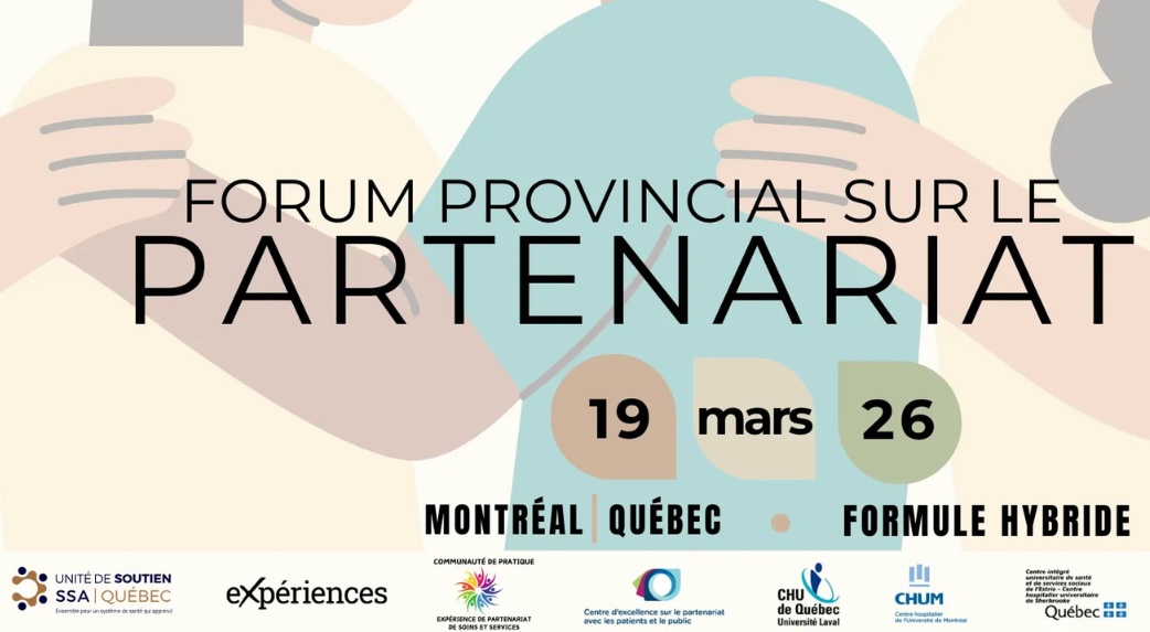Forum provincial sur le partenariat en santé