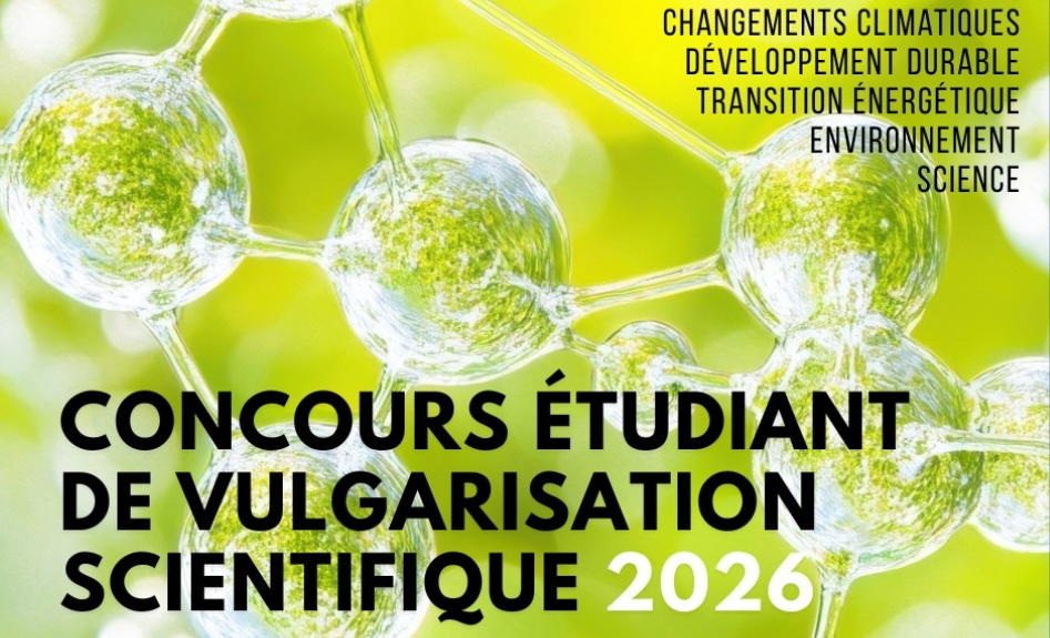 Concours étudiant de vulgarisation scientifique 2026