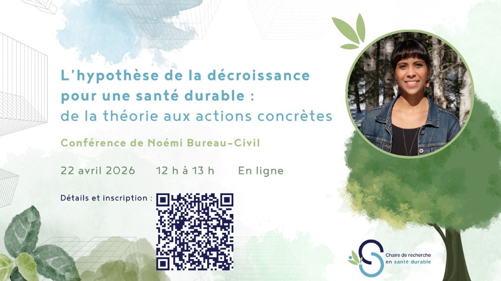 Webinaire | L’hypothèse de la décroissance pour une santé durable : de la théorie aux actions concrètes