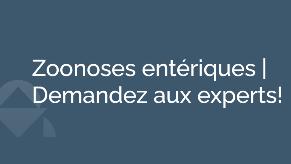 Zoonoses entériques | Demandez aux experts !