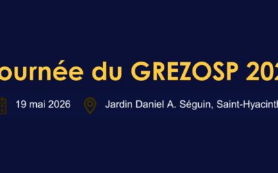 Journée du GREZOSP 2026 : une programmation riche pour réfléchir ensemble aux défis contemporains de la santé publique et de l’approche Une seule santé