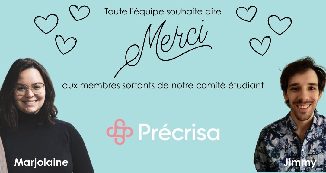 Merci à notre comité étudiant sortant! 
