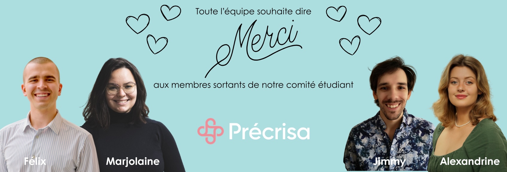 Merci à notre comité étudiant sortant!