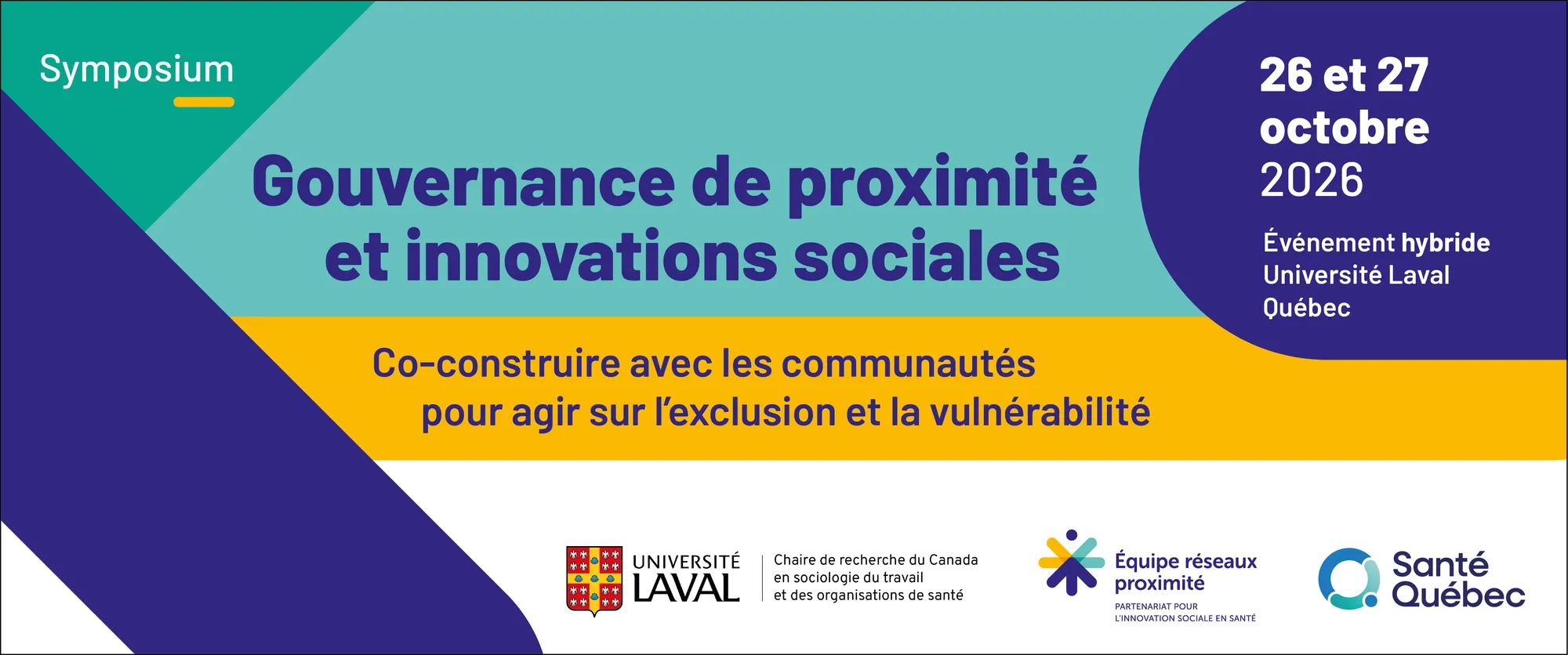 Symposium de l’Équipe réseaux proximité | Coconstruire avec les communautés pour agir sur l’exclusion et la vulnérabilité 